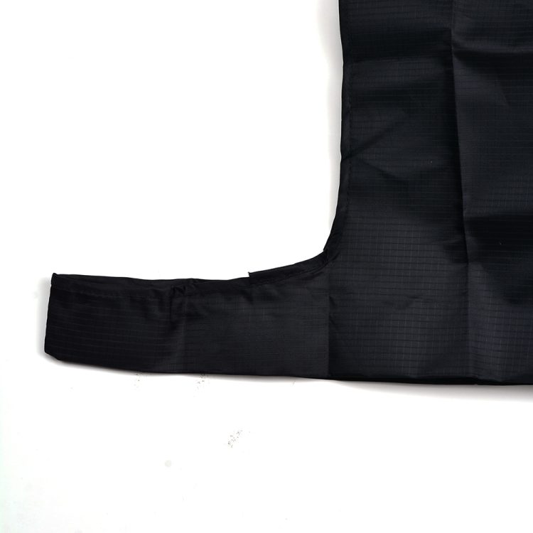 Heavy-Duty Striped Medium Folding Shopping Bag Durable Polyester Recyclable - Image 3