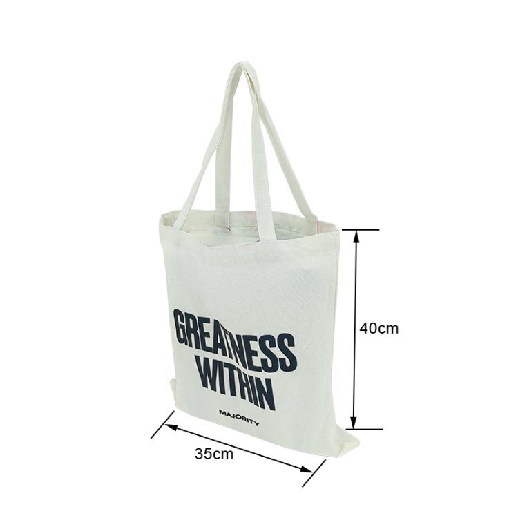 Fashionable Canvas Shoulder Bag Custom Plain Reusable Shopping Bag for Packaging Gifts - Image 5