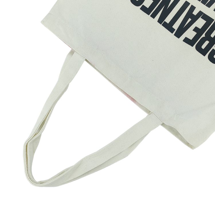 Fashionable Canvas Shoulder Bag Custom Plain Reusable Shopping Bag for Packaging Gifts - Image 4