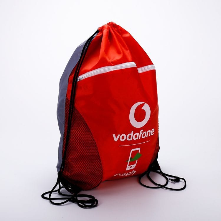 Drawstring Bag with Zipper Cinch Waterproof Foldable Plush Backpack Featuring Your Logo - Image 2