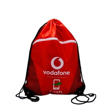 Drawstring Bag with Zipper Cinch Waterproof Foldable Plush Backpack Featuring Your Logo