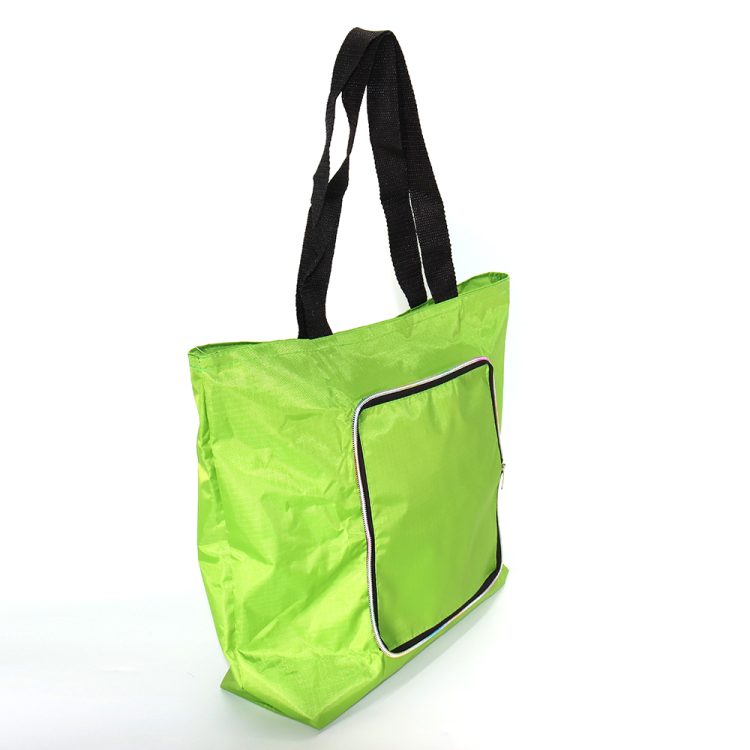 Eco-Friendly Polyester Colorful Folding Shopping Bag - Image 2