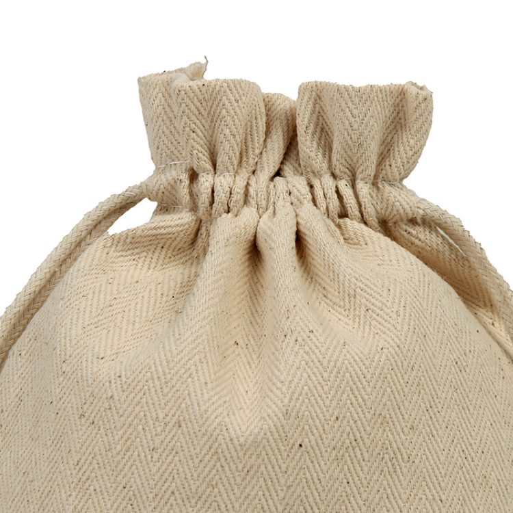 Plain Linen Drawstring Gunny Bag Jewelry Dry Flower Packaging Bag - Image 2