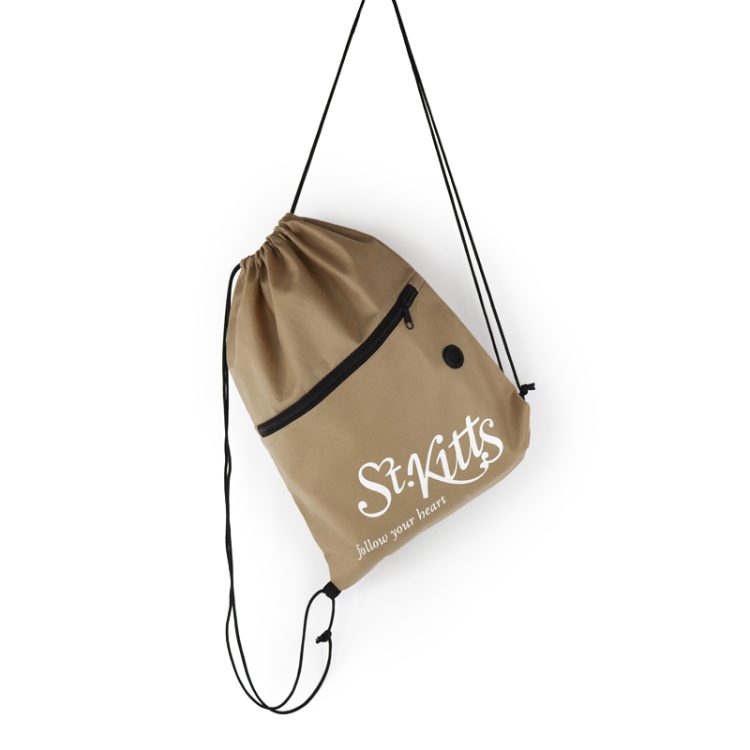 Eco-Friendly Non-Woven Drawstring Bag Rope Custom LogoFfor Cram School Students Wholesale Recyclable Packaging - Image 2