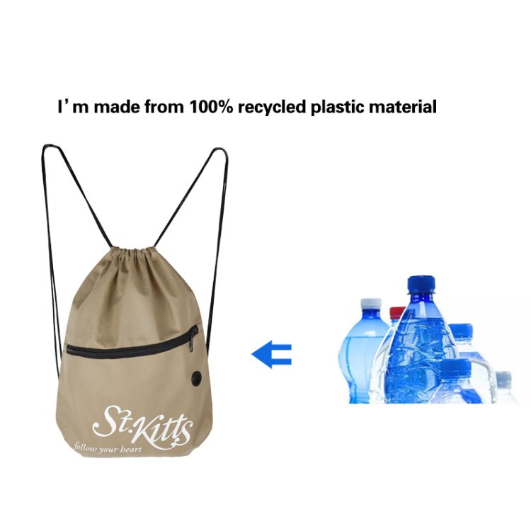 Eco-Friendly Non-Woven Drawstring Bag Rope Custom LogoFfor Cram School Students Wholesale Recyclable Packaging - Image 6