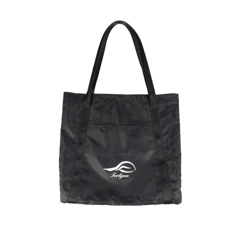 Practical Lightweight Customized Reinforce Handle Nylon Shopping Bags - Image 2