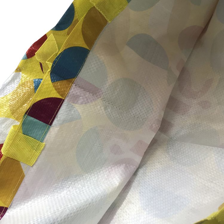 Custom Eco Printing Reusable Folding PP Woven Grocery Bag - Image 5