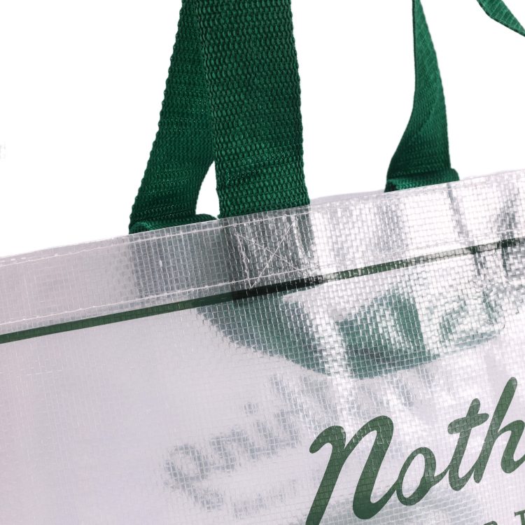 Eco Friendly Laminated Woven Bag Reusable Custom Printing PP Woven Clear Shopping Bag with logo Print - Image 5