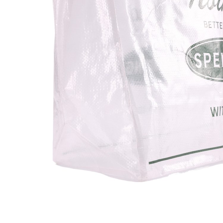 Eco Friendly Laminated Woven Bag Reusable Custom Printing PP Woven Clear Shopping Bag with logo Print - Image 4