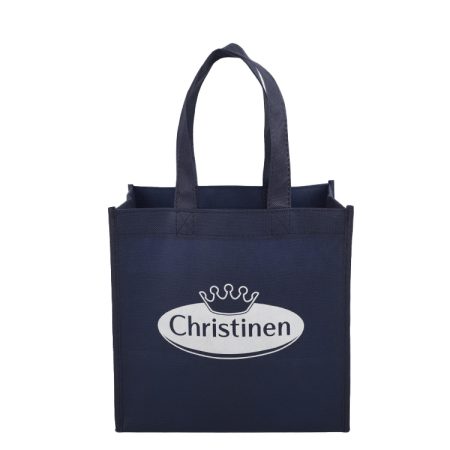 Color Reusable Fabric Supermarket Grocery Bags Laminated Non Woven Shopping Tote Bag