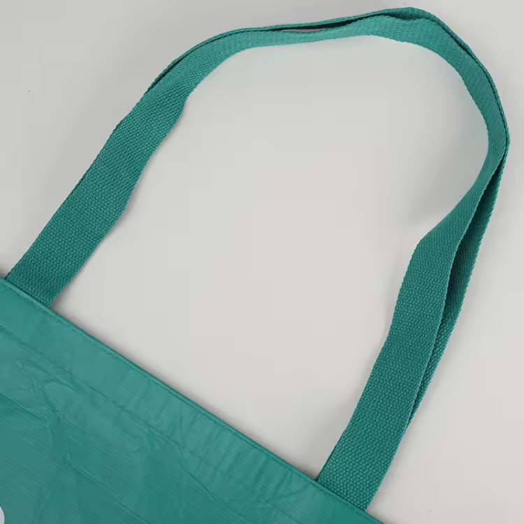 CUSTOM Promotional Extra Large Eco Friendly Recycle Grocery RPET Non Woven Shopping Tote Bag - Image 3