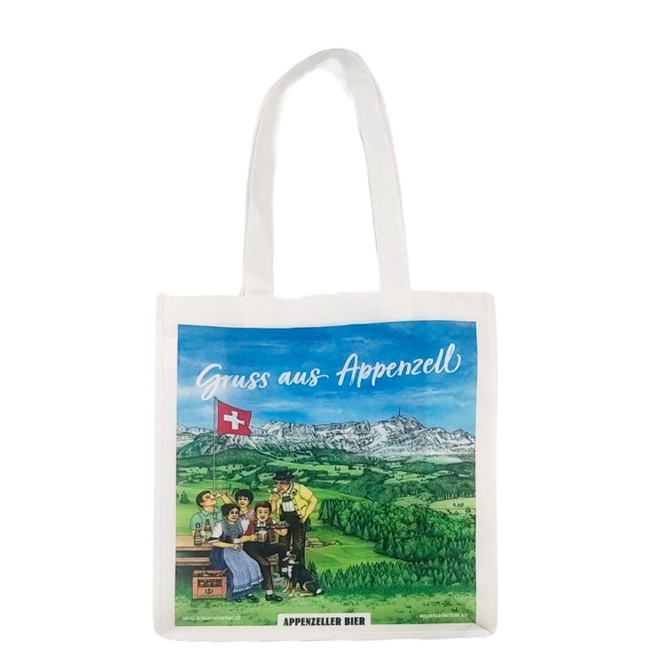 Eco Friendly Travel Gift Reusable Tote Forest White Non Woven Fabric for Cloth or Shopping Bag - Image 2