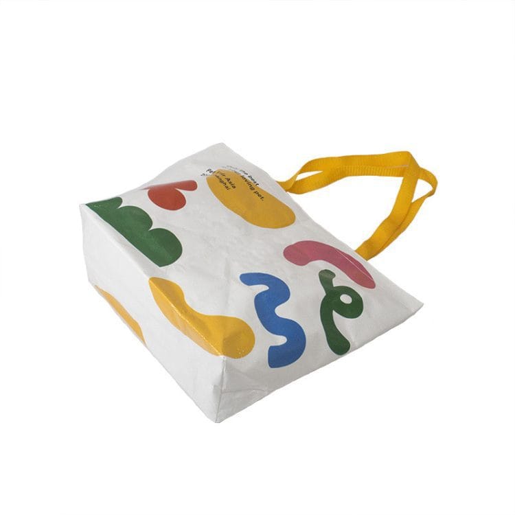 Custom Logo Hight Quality Eco Boodschappentas Tassen Recycle pp Woven Shopping Bag - Image 4
