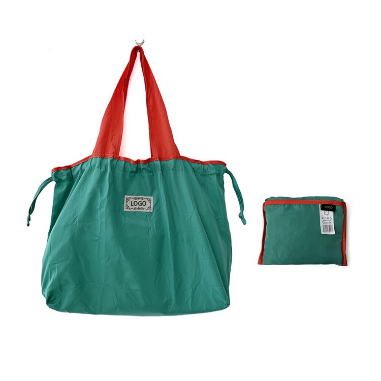 OEM / ODM Reusable Bag Foldable Big Capacity Handbag Recycled Polyester Shopping Bag - Image 4