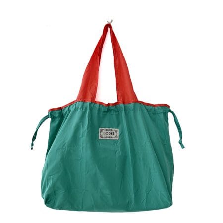OEM / ODM Reusable Bag Foldable Big Capacity Handbag Recycled Polyester Shopping Bag