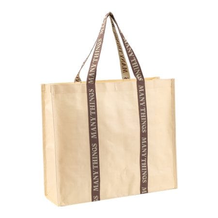 Recyclable & Retail Ready Customizable PP Woven Shopping Bag with Logo