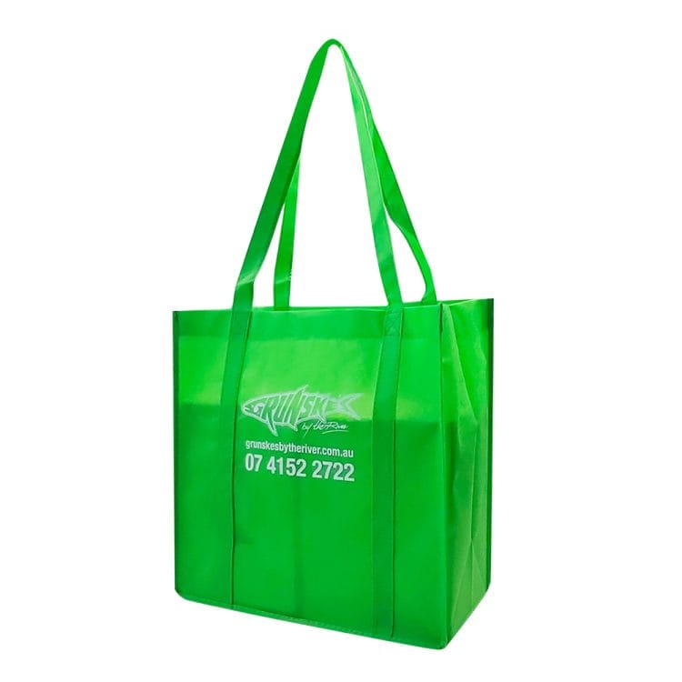 Store Promotion Customize Your Own Bag Eco Friendly Green Non-woven Shopping Bag - Image 3