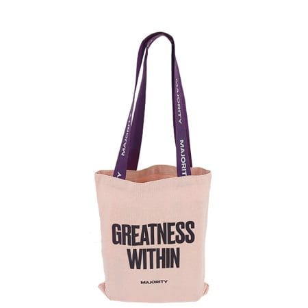 Cotton Tote Bag for Girls Canvas Material with Shoulder Closure Shopping Bags