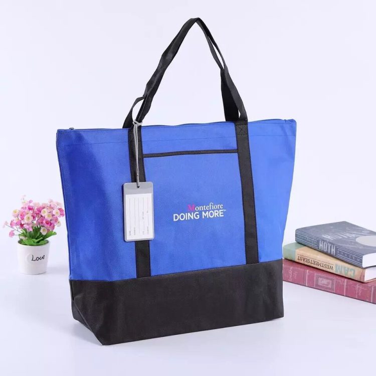 Custom Wholesale Factory Printed Tote Non Woven Shopping Bag Thermal Bag Cooler Bags - Image 2