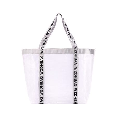 Transparent Polypropylene Laminated Recycled PP Woven Shopping Grocery Bag
