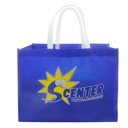 Eco-Friendly Durable Extra-Wide Gift Tote Bag Reusable Supermarket Holiday Out Non-Woven Tote Bag Sewn Non-Woven Bag