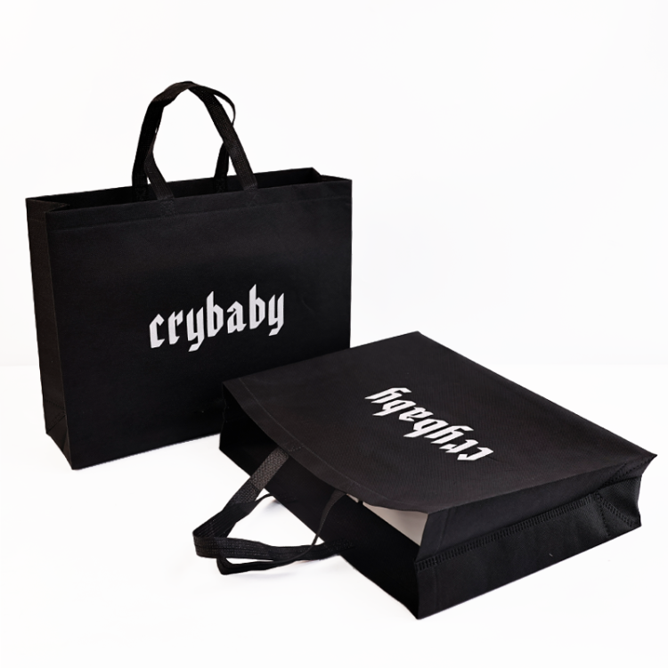 Promotional Bag Clothing Laminated Nonwoven Fabric Ultrasonic Non Woven Shopping Tote Bag