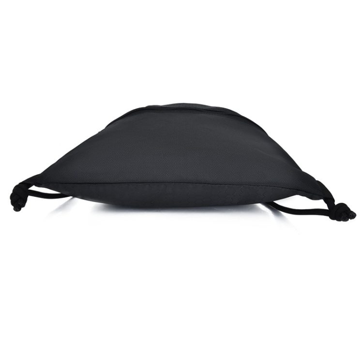 Gym Drawstring Bag with Zip Pocket Waterproof Polyester Swim Bag Drawstring Back Sack - Image 2