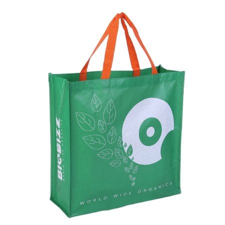 Wholesale Custom Recycled PP Woven Tote Bags Reusable Cloth Shopping Bag with PP Laminated for Supermarket Use