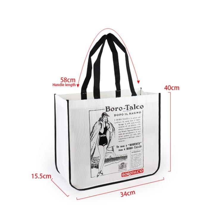 Shopping Bag From China Manufacturer Eco-Friendly PP Woven Custom Logo - Image 3
