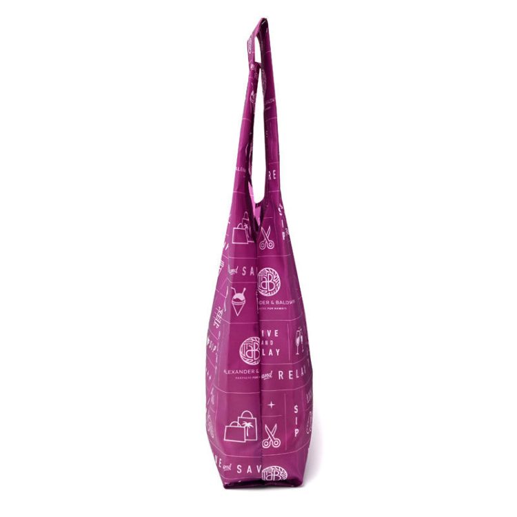 Durable Heavy Duty Folding Tote Bags Eco Restore 210T Polyester Reusable Supermarket Foldable Shopping Bag - Image 2