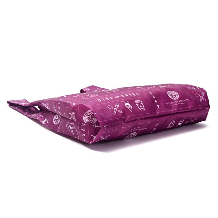 Durable Heavy Duty Folding Tote Bags Eco Restore 210T Polyester Reusable Supermarket Foldable Shopping Bag - Image 4