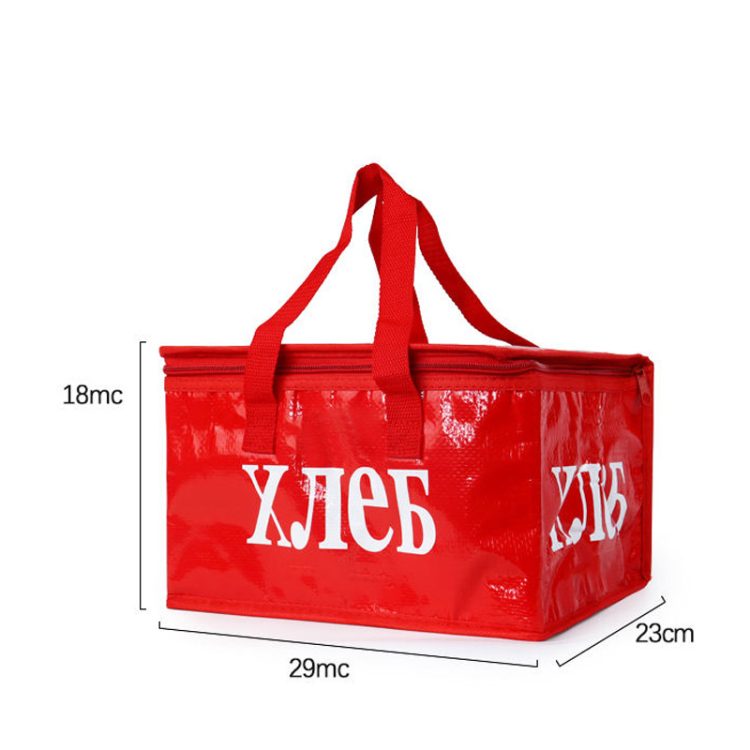 PP-woven Beer Fish Lunch Cooler Bag Thermal and Waterproof New Insulated Polyester Reusable Beach Bag - Image 4