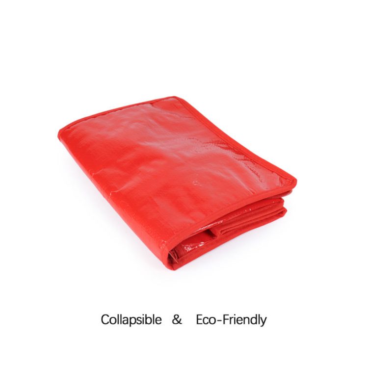 PP-woven Beer Fish Lunch Cooler Bag Thermal and Waterproof New Insulated Polyester Reusable Beach Bag - Image 3