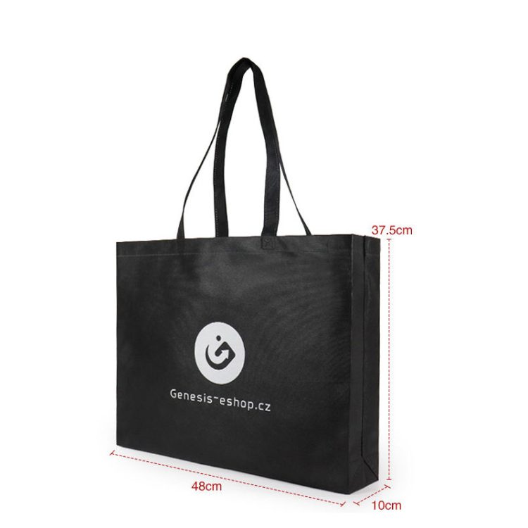 Reusable Non-Woven Grocery Tote Bag Custom Logo Printed Factory Direct Wholesale - Image 4