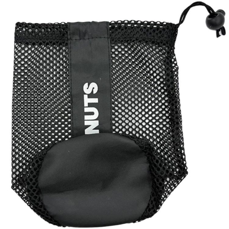 Customize Black Nylon Polyester Mesh Round Bottom Drawstring Bag Portable Net Mesh Sports Towel Bag With Bead Close - Image 5