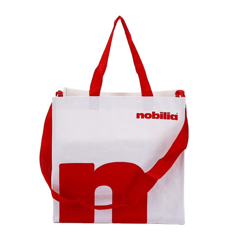Custom Thickened Waterproof Reusable Advertising Laminated PP Woven Tote Bag