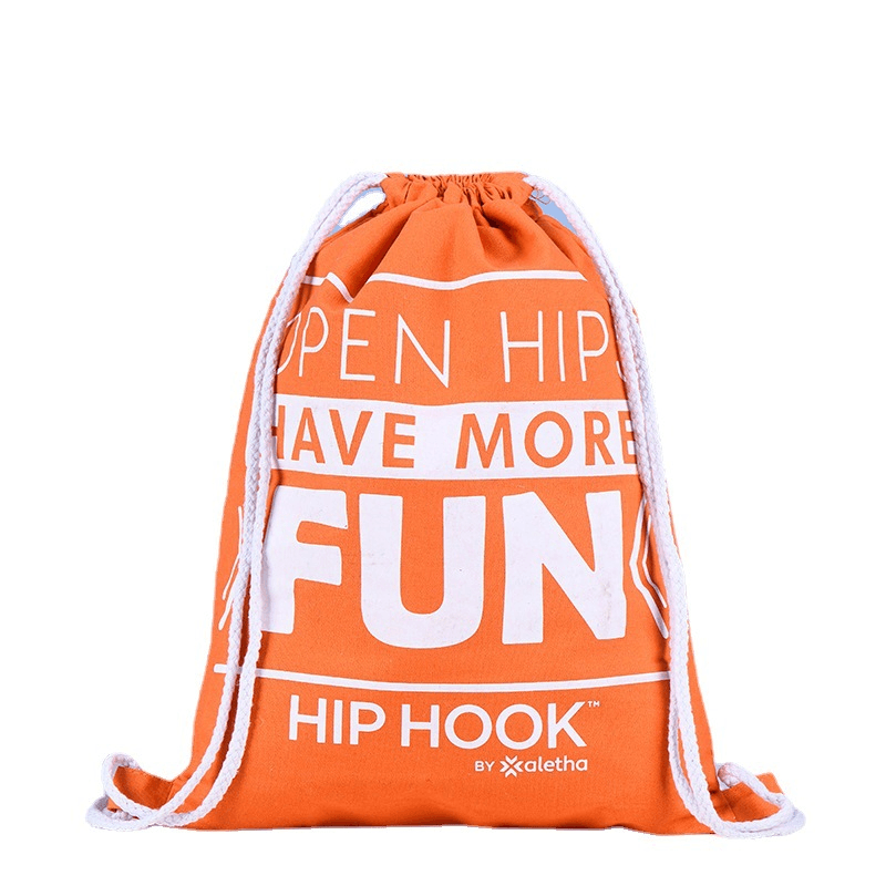 Cotton Drawstring Rucksack Shoulder Bag/Backpack for Promotion