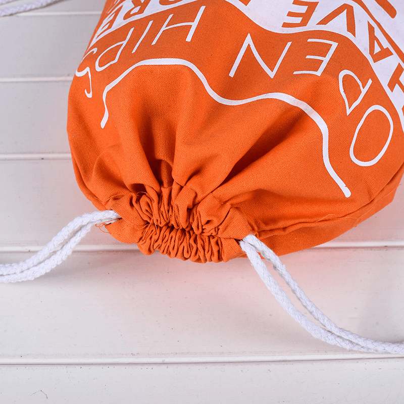 Cotton Drawstring Rucksack Shoulder Bag/Backpack for Promotion - Image 2