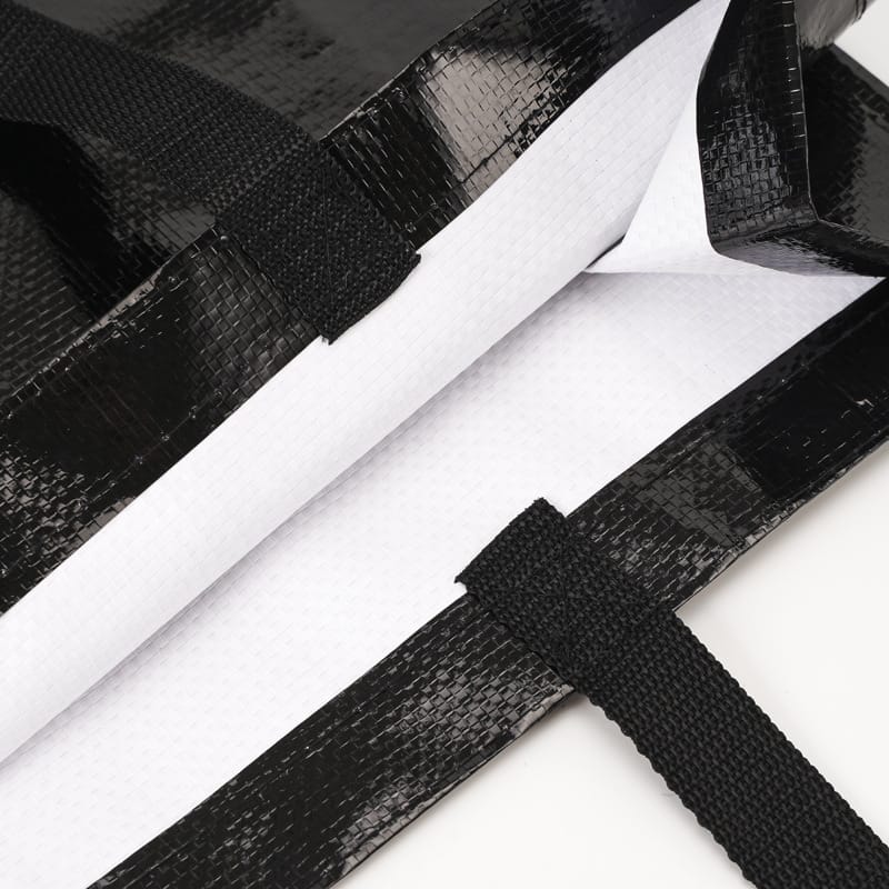 Eco-Friendly Reusable PP Woven Tote Bag with Letter Pattern Custom Logo - Image 3