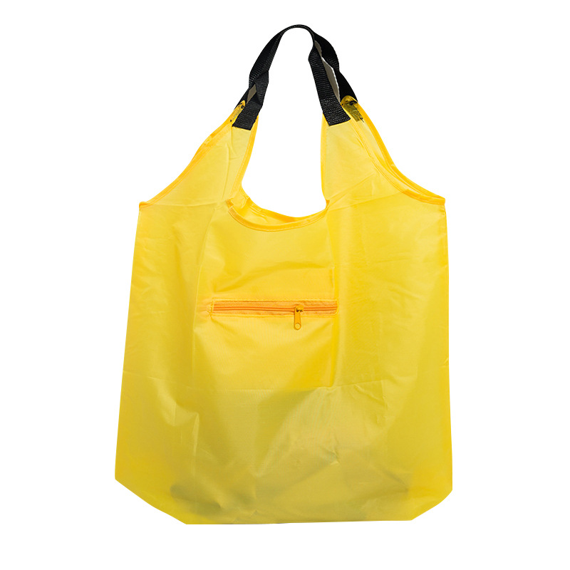 Custom Printed Foldable Recycle Grocery Tote Bags – 210D Polyester Reusable Shopping Bags - Image 4