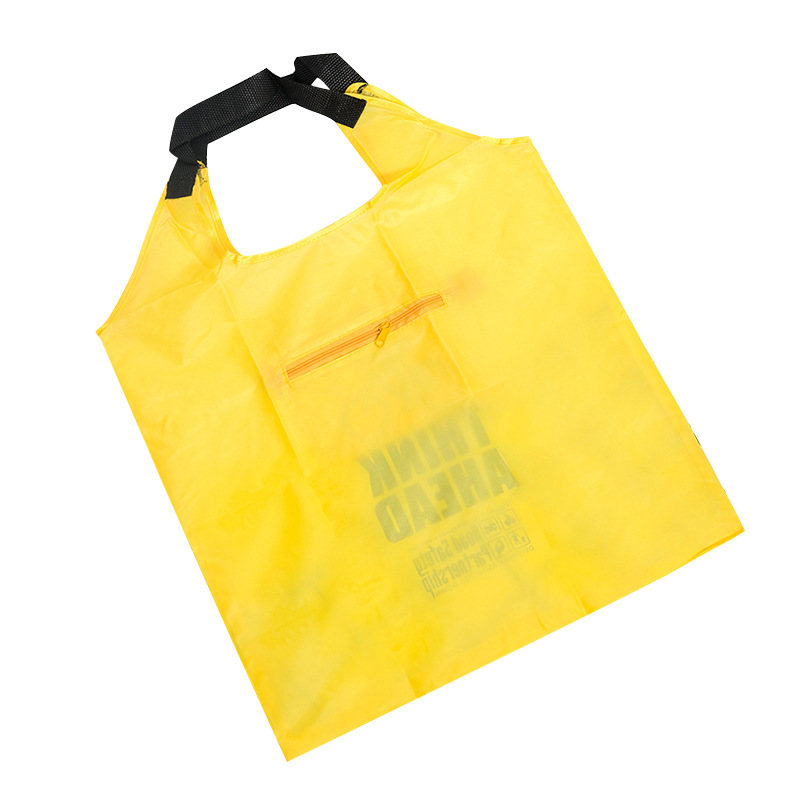 Custom Printed Foldable Recycle Grocery Tote Bags – 210D Polyester Reusable Shopping Bags - Image 3